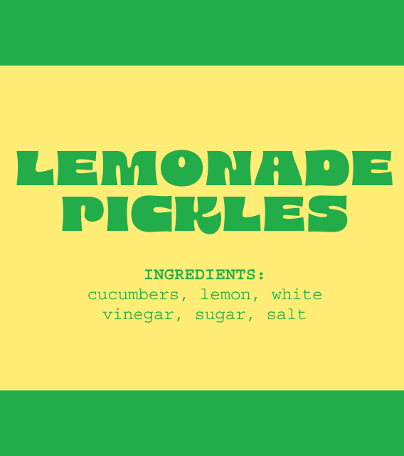 Lemonade Pickles
