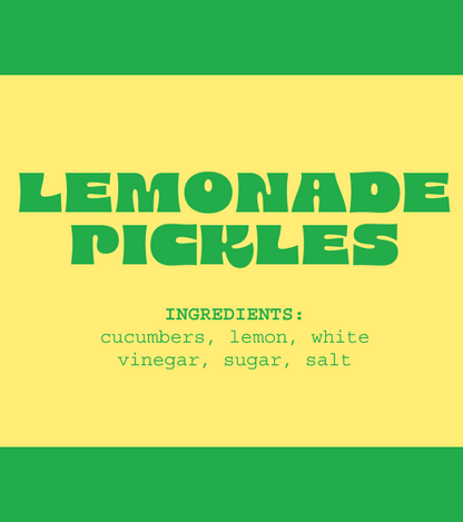 Lemonade Pickles